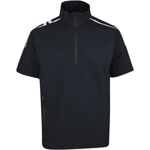 J.Lindeberg Waterproof Golf Jacket - Arvid Rain Shirt - Black SS25