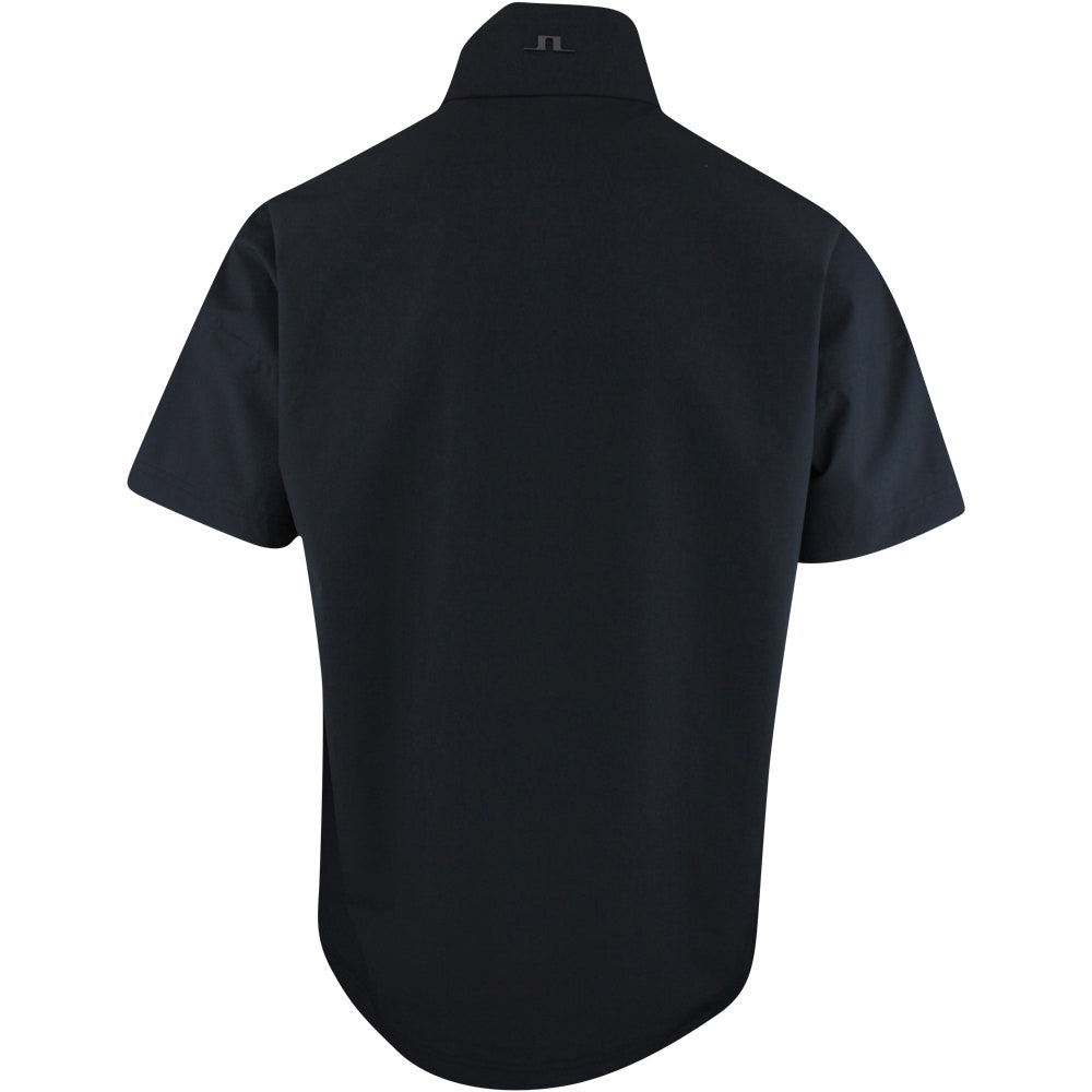 J.Lindeberg Waterproof Golf Jacket - Arvid Rain Shirt - Black SS25