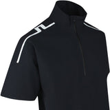 J.Lindeberg Waterproof Golf Jacket - Arvid Rain Shirt - Black SS25