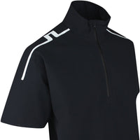 J.Lindeberg Waterproof Golf Jacket - Arvid Rain Shirt - Black SS25