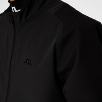 J.Lindeberg Waterproof Golf Jacket - Mateo 3L Pro FZ - Black AW25