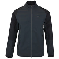 J.Lindeberg Waterproof Golf Jacket - Mateo 3L Pro FZ - Black AW25