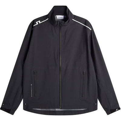 J.Lindeberg Waterproof Golf Jacket - Shay Rain Jkt - Black AW26