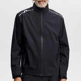 J.Lindeberg Waterproof Golf Jacket - Shay Rain Jkt - Black AW26