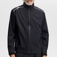 J.Lindeberg Waterproof Golf Jacket - Shay Rain Jkt - Black AW26