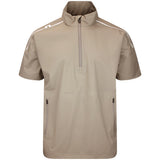 J.Lindeberg Waterproof Golf Jacket - Shay Rain Shirt - Brindle AW26