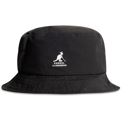 J.Lindeberg x Kangol Golf Hat - Banks Packable Bucket - Black PF25