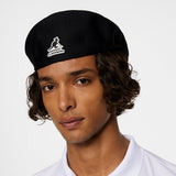 J.Lindeberg x Kangol Golf Hat - Douglas 504 Flat Cap - Black PF25