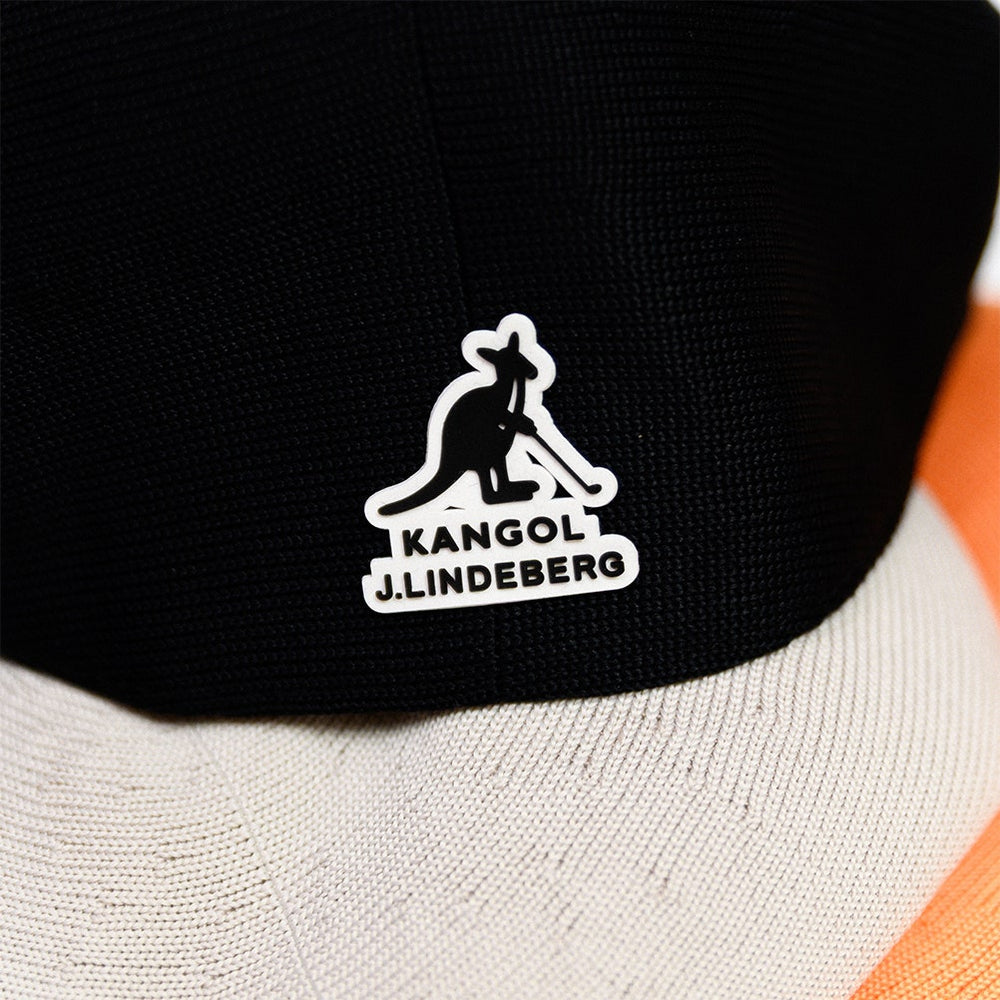 J.Lindeberg x Kangol Golf Hat - Douglas 504 Flat Cap - Black PF25