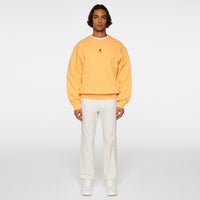J.Lindeberg x Kangol Golf Jumper - Roberto Crew Neck - M. Orange PF25