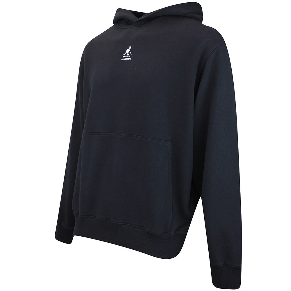 J.Lindeberg x Kangol Golf Pullover - Roberto Hoodie - Black PF25