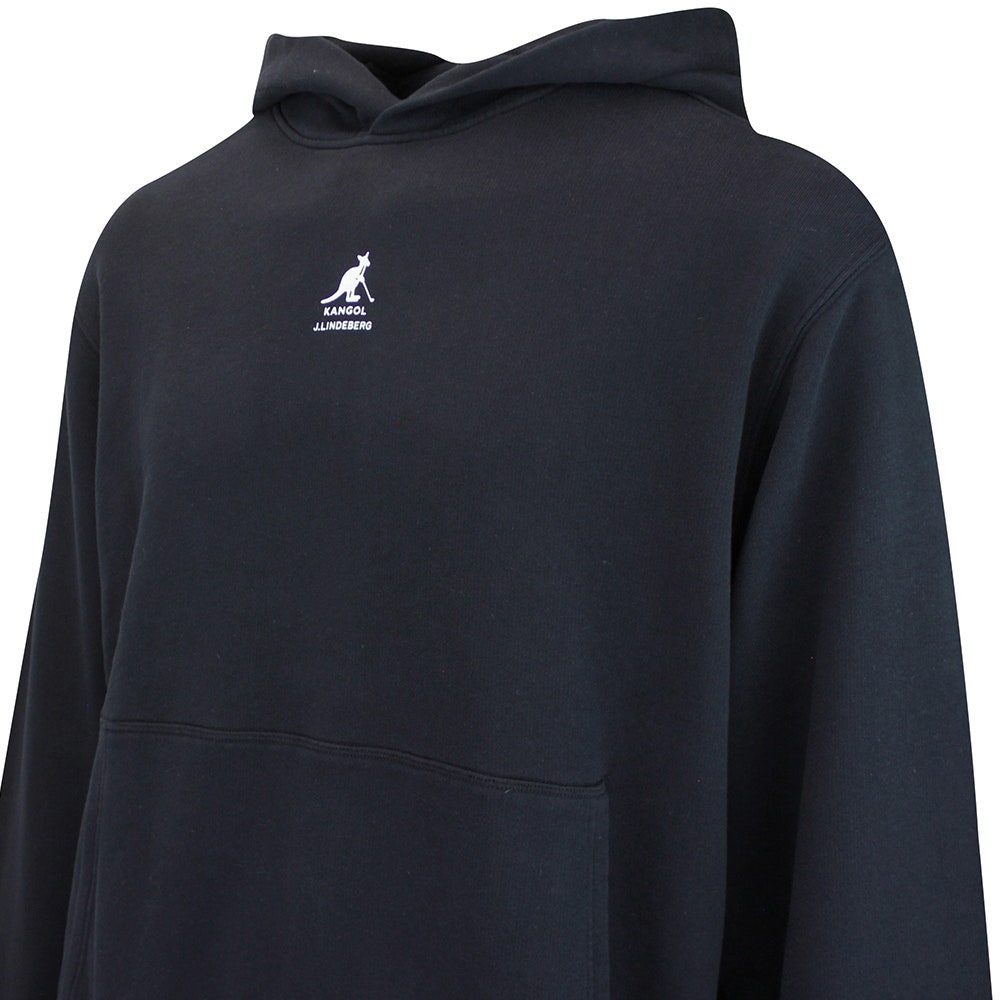 J.Lindeberg x Kangol Golf Pullover - Roberto Hoodie - Black PF25