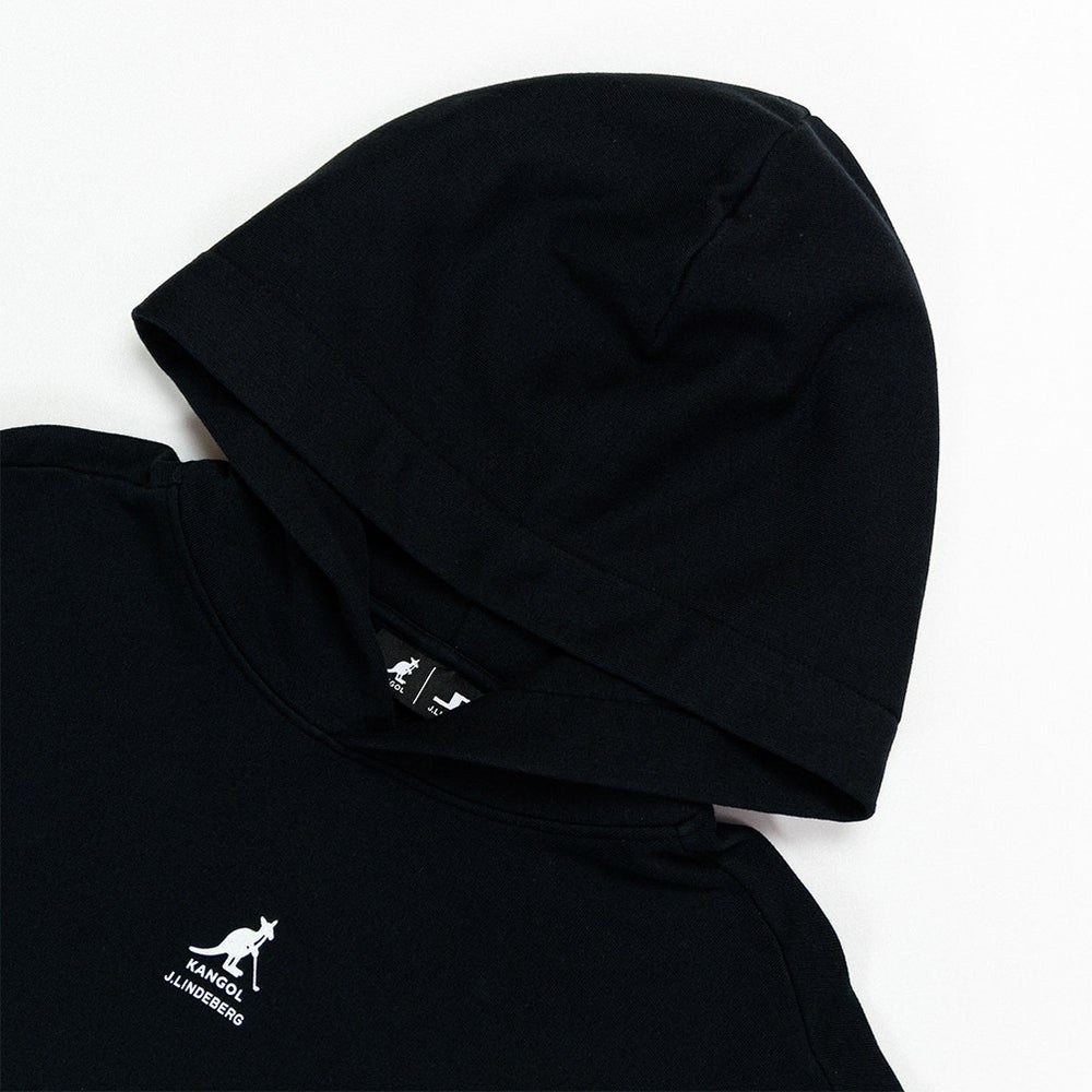 J.Lindeberg x Kangol Golf Pullover - Roberto Hoodie - Black PF25