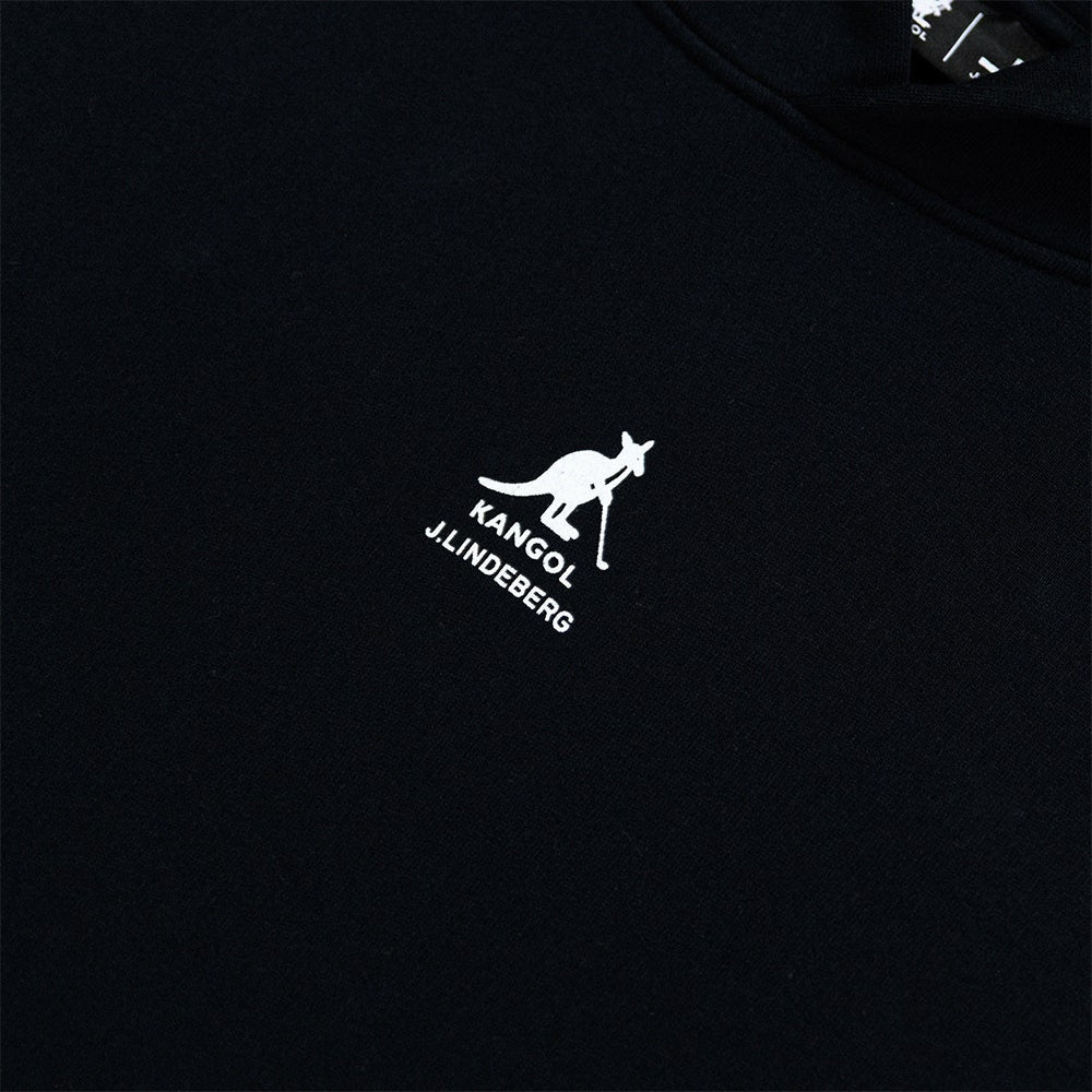 J.Lindeberg x Kangol Golf Pullover - Roberto Hoodie - Black PF25
