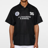 J.Lindeberg x Kangol Golf Shirt - Paul Ftbl Jersey - Black PF25