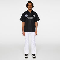 J.Lindeberg x Kangol Golf Shirt - Paul Ftbl Jersey - Black PF25