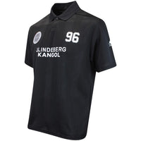 J.Lindeberg x Kangol Golf Shirt - Paul Ftbl Jersey - Black PF25