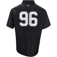 J.Lindeberg x Kangol Golf Shirt - Paul Ftbl Jersey - Black PF25