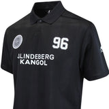 J.Lindeberg x Kangol Golf Shirt - Paul Ftbl Jersey - Black PF25