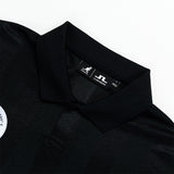 J.Lindeberg x Kangol Golf Shirt - Paul Ftbl Jersey - Black PF25