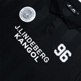 J.Lindeberg x Kangol Golf Shirt - Paul Ftbl Jersey - Black PF25