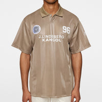 J.Lindeberg x Kangol Golf Shirt - Paul Ftbl Jersey - V. Khaki PF25