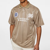 J.Lindeberg x Kangol Golf Shirt - Paul Ftbl Jersey - V. Khaki PF25