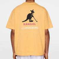 J.Lindeberg x Kangol Golf T-Shirt - Davie Tee - Mock Orange PF25