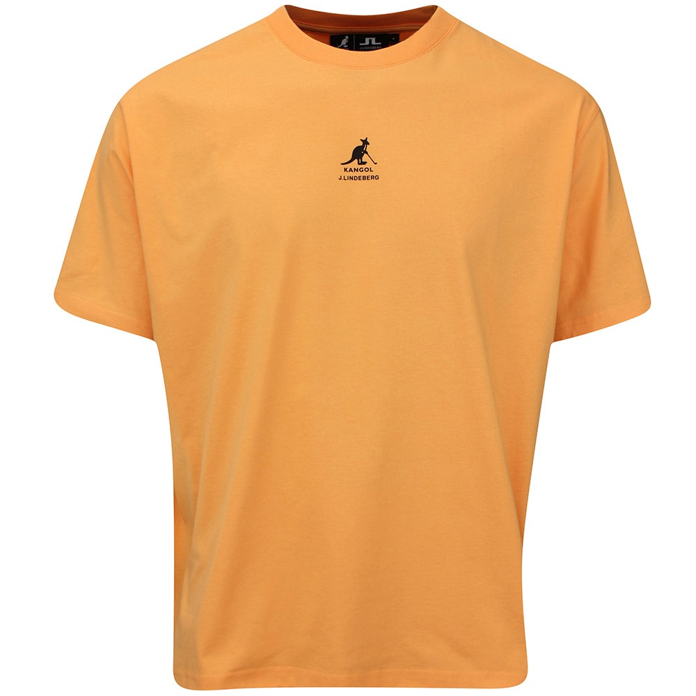 J.Lindeberg x Kangol Golf T-Shirt - Davie Tee - Mock Orange PF25
