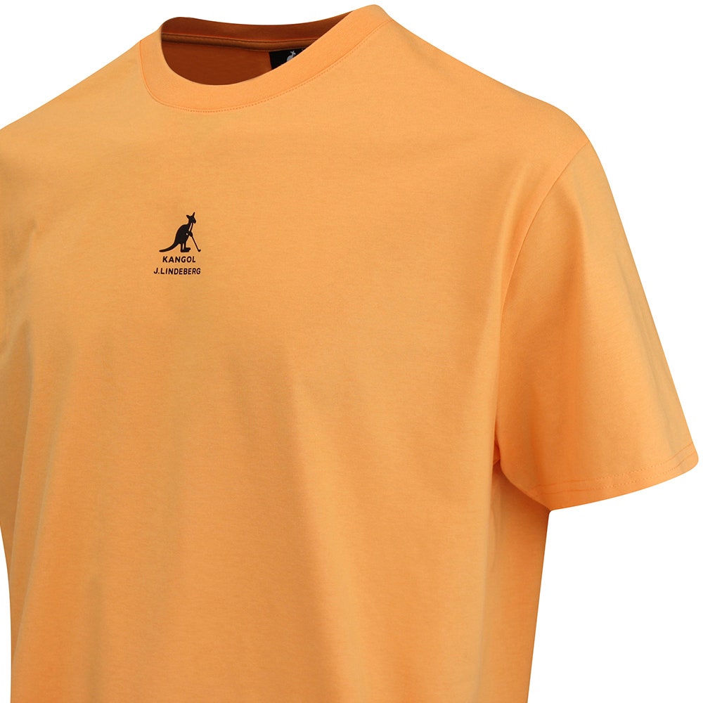 J.Lindeberg x Kangol Golf T-Shirt - Davie Tee - Mock Orange PF25
