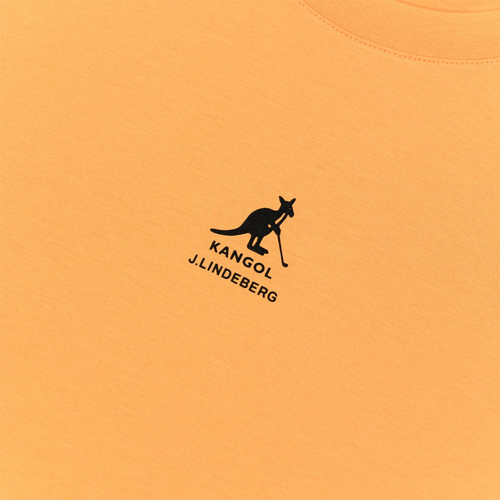 J.Lindeberg x Kangol Golf T-Shirt - Davie Tee - Mock Orange PF25