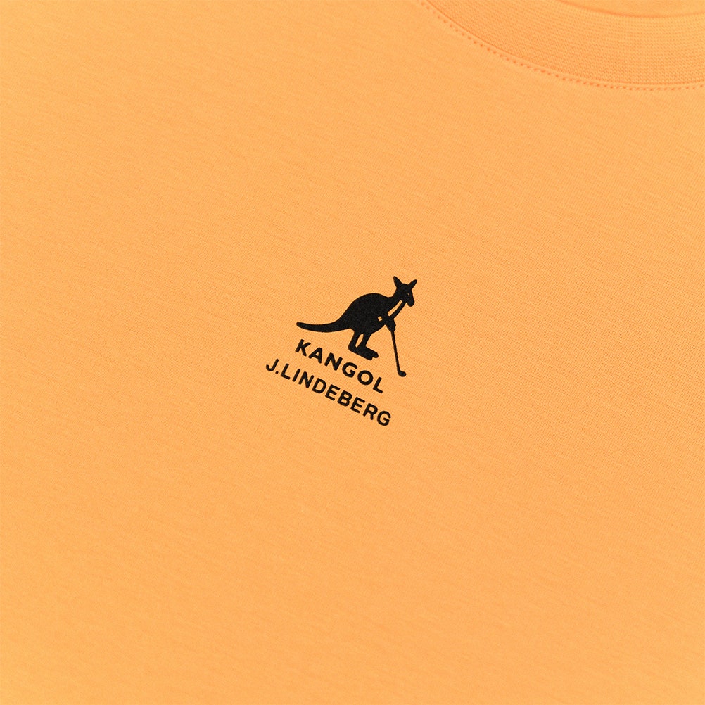 J.Lindeberg x Kangol Golf T-Shirt - Davie Tee - Mock Orange PF25