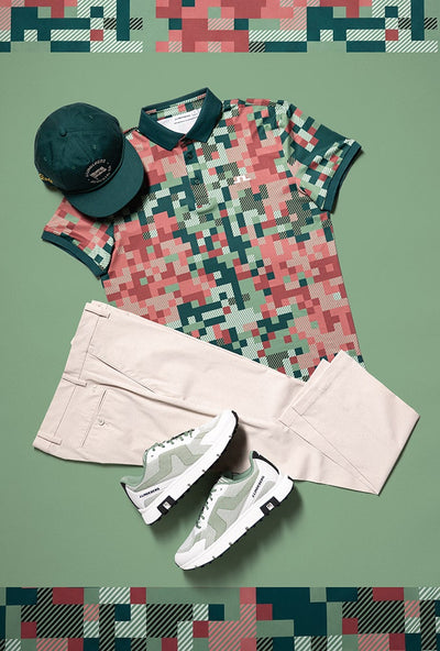Viktor Hovland - J.Lindeberg Print Polo - Masters 2026