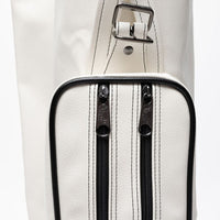 Jones Golf Bag - Original SE PU Single Strap - White Stripeshow 2026