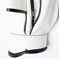 Jones Golf Bag - Original SE PU Single Strap - White Stripeshow 2026