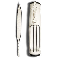 Jones Golf Bag - Original SE PU Single Strap - White Stripeshow 2026