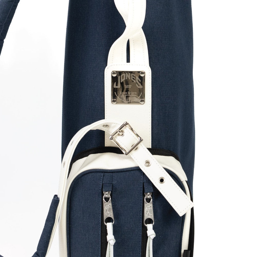 Jones Golf Bag - Players Series R Single Strap - Navy - White 2024