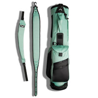 Jones Golf Bag - Utility Rover Double Strap - Seafoam Herringbone 2024