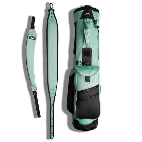 Jones Golf Bag - Utility Rover Double Strap - Seafoam Herringbone 2024