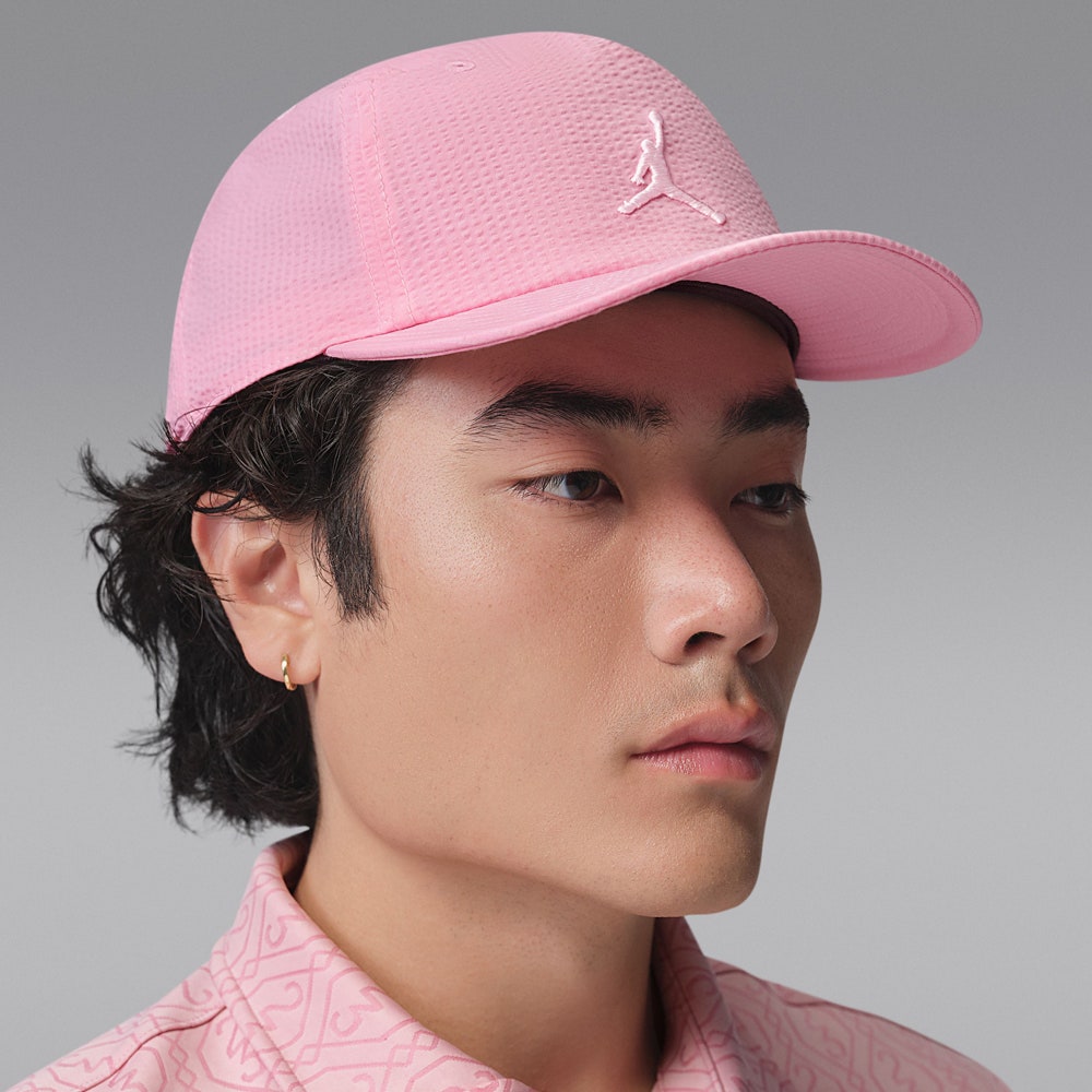Jordan Golf Cap - DF Pro Flat Bill - Med Soft Pink SU26