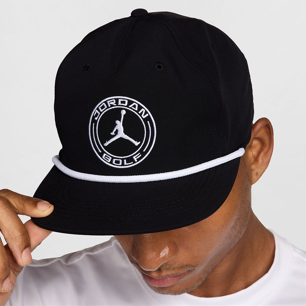 Jordan Golf Cap - DF Statement Rope Hat - Black SP26