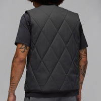 Jordan Golf Gilet - Quilted FZ Vest - Black SP26