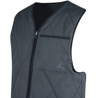 Jordan Golf Gilet - Quilted FZ Vest - Black SP26
