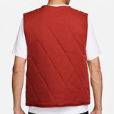 Jordan Golf Gilet - Quilted FZ Vest - Mystic Red SP26