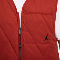Jordan Golf Gilet - Quilted FZ Vest - Mystic Red SP26