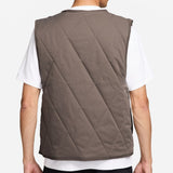 Jordan Golf Gilet - Quilted FZ Vest - Olive Grey SP26