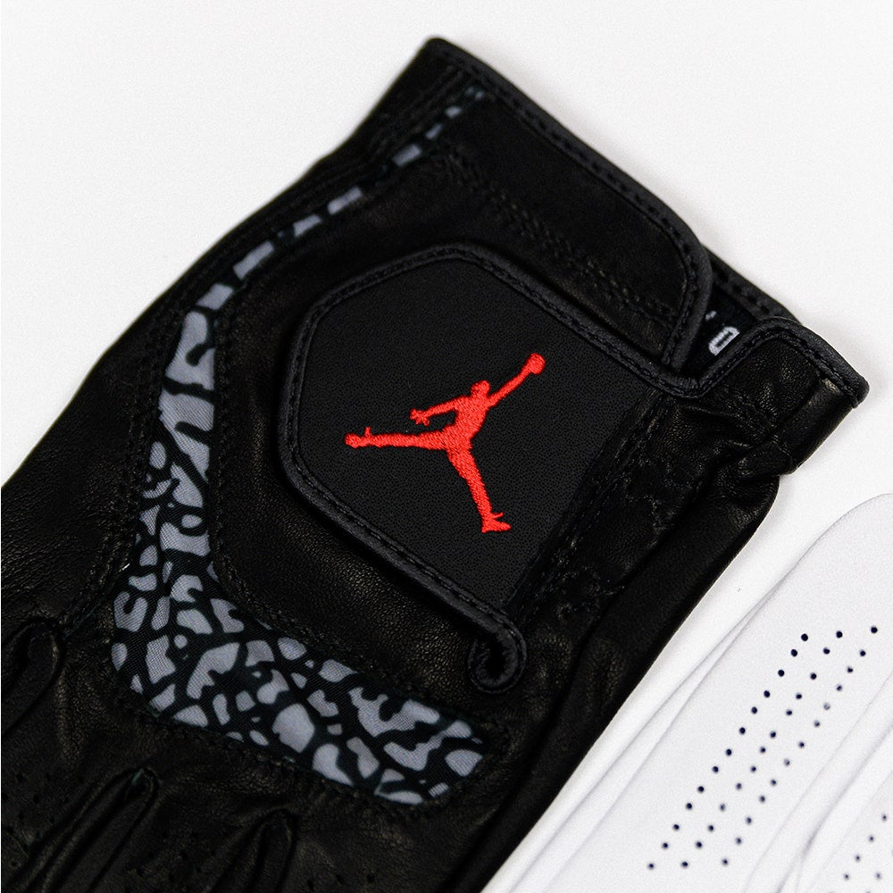 Jordan Golf Glove - Leather Jumpman Logo GG - Black 2026
