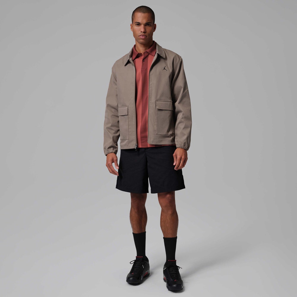 Jordan Golf Jacket - Statement FZ Shacket - Olive Grey SP26