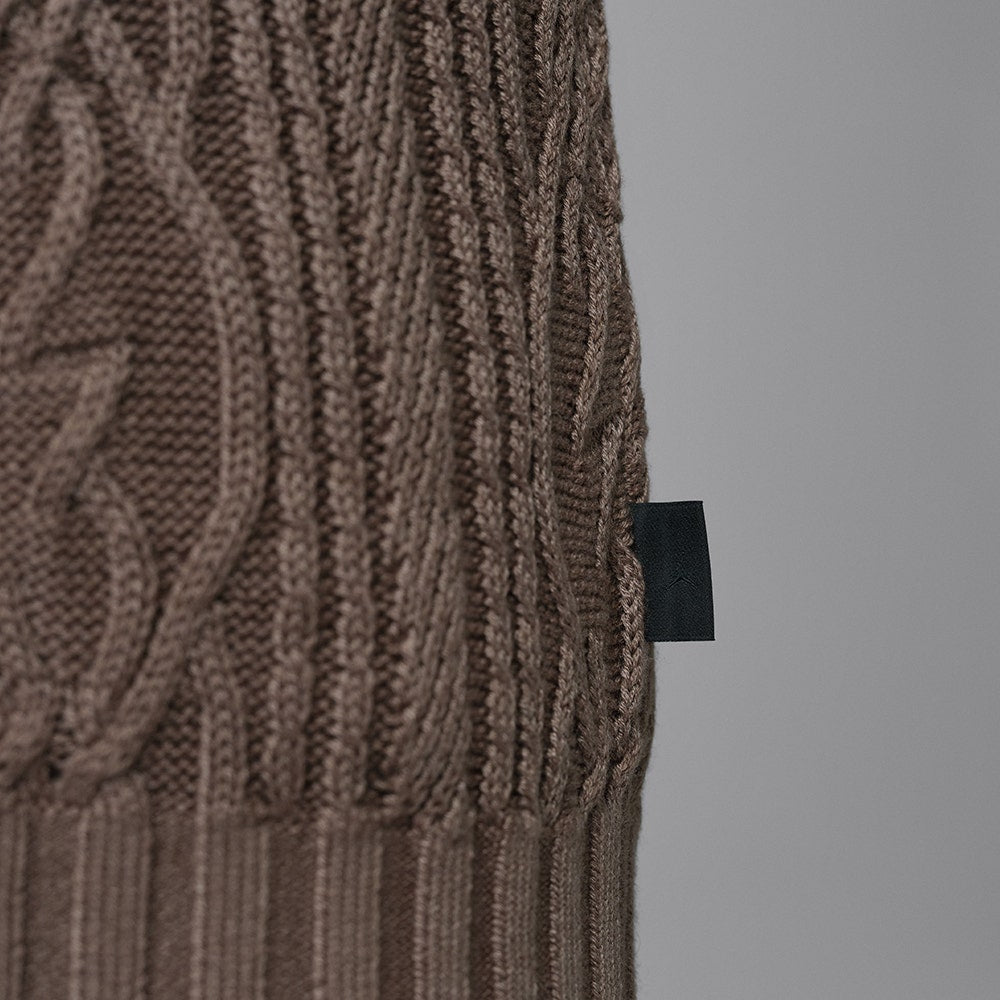 Jordan Golf Jumper - Signature Cable Knit Sweater Vest - Olive G. SP26