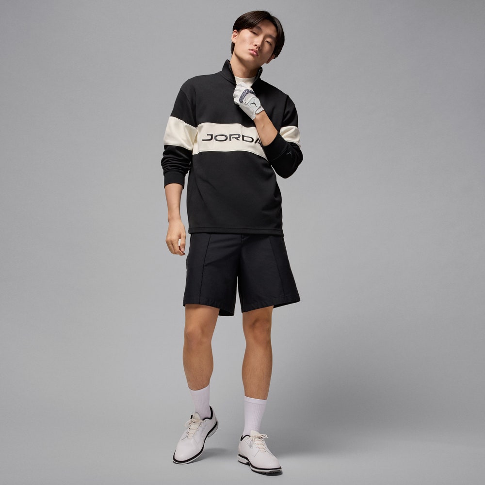 Jordan Golf Pullover - DF Colour Block HZ - Black SP26